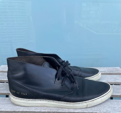 Common Projects Men s High Top Italy Leather Sneakers Size 9
