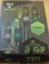 Visible Dual Twist Audio RCA Raptor R5RCA417 PRO SERIES Visible Dual Twist Audio RCA Raptor R5RCA417 PRO SERIES