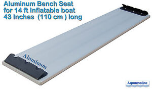 boat seat bench inflatable aluminum zodiac dinghy avon ft boats parts inches accessories aquamarine plywood lightweight achilles seating