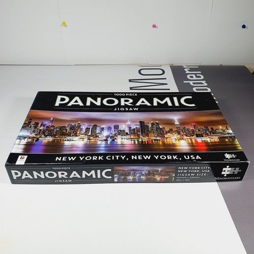 New York City New York USA Panoramic 1000 Piece Jigsaw Puzzle Size 99cm X 33cm - Picture 8 of 8