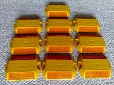 Brand New Lot of 10  Raised Reflective Pavement Markers  Stimsonite,  2 Way