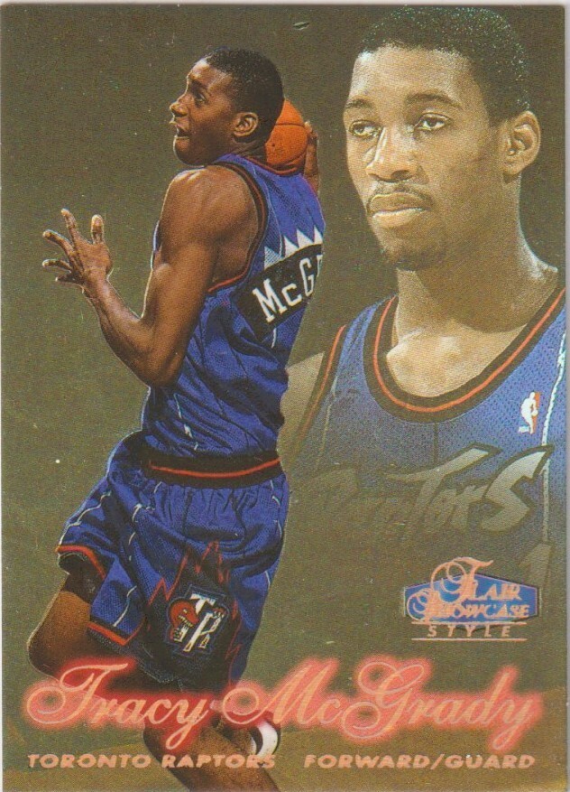 TRACY McGRADY; 1997-98 FLEER FLAIR SHOWCASE CARD ROW 2 SEAT 21