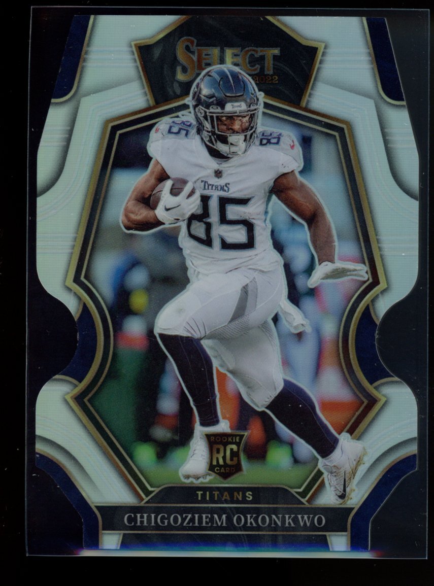 Chigoziem Okonkwo Panini Select #197 Silver Die Cut