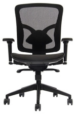Albion Chairs Domino D+M61A Mesh back managers chair in black: ex-showroom