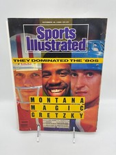 Revista Sports Illustrated 18 de diciembre de 1989 Montana Gretzky Magic Dominated The 80's