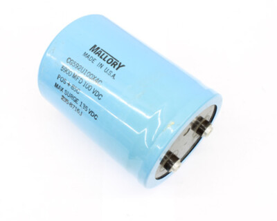 CG592U100X4C MALLORY capacitor 5,900uF 100V Aluminum Electrolytic Large Can Comp