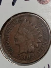 1906 Indian Head Cent Penny Vf/Xf Full Liberty  A/457
