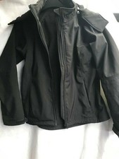 B&c Hooded Softshell Ladies Jacket - Black - Size Small/10