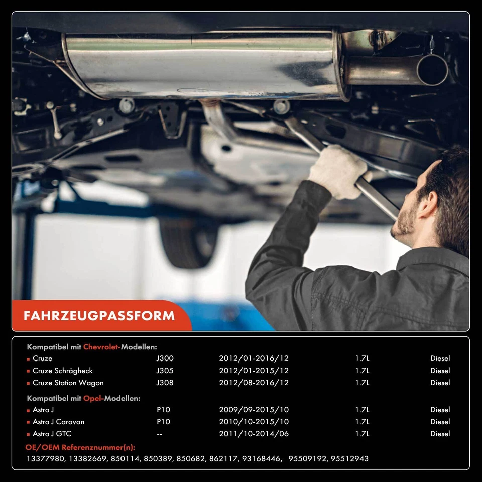 DPF Dieselpartikelfilter für Opel Astra J P10 Chevrolet Cruze 1.7L 2009-2016 - Bild 3 von 4