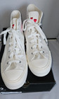 New Converse All Star EVA Lift Platform Kids Sneakers Shoes Size 5.5 White~Heart — photo 7