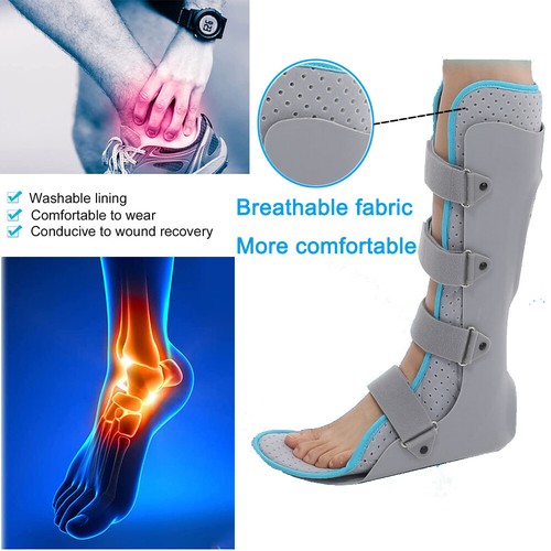 Ankle Support Stabilizer Foot Walking Boot Sprained Fixed Splint Brace Corrector
