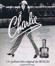 PUBLICITE ADVERTISING 045 1975 REVLON parfum Charlie