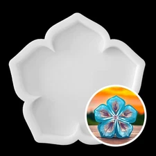 MEDIUM Hibiscus Tray Silicone Mold AU