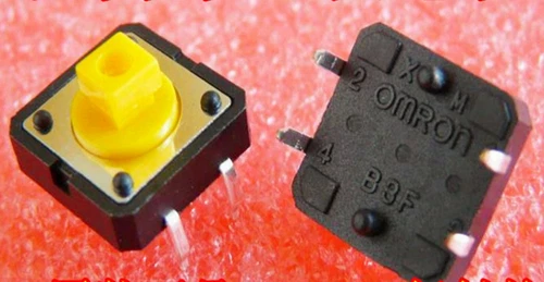 5 PCS NEW Omron micro touch switch B3F-4055 small button 12*12*7.3mm 4 feet
