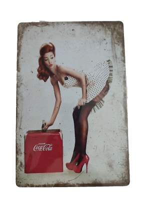Coca Cola Werbung Blechschild Getränk Coca Cola Retro Deko Blechschild Neu