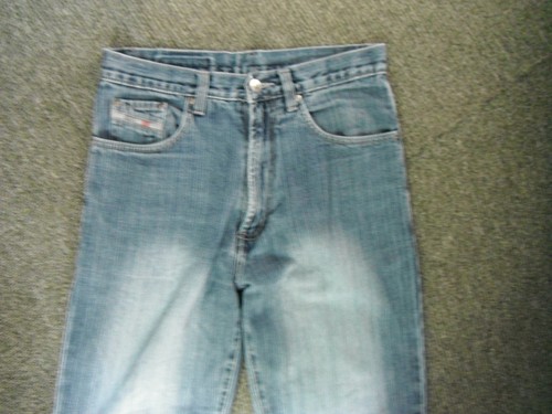 Exclusively APT Classic/Straight Fit Jeans W30" L32" Faded Dark Blue Mens Jeans - Picture 2 of 6