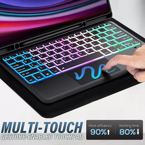 Touchpad Keyboard Case for Samsung Tab S10 Ultra/S9 Ultra/S8 Ultra 14.6 Inch, - Picture 6 of 8