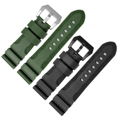 Silikon Uhrenarmband passend für Panerai Submersible PAM 111 441 386...