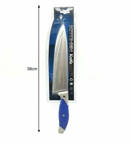Cuchillo De Cocina Acero Inoxidable Mango Antideslizante HMJ
