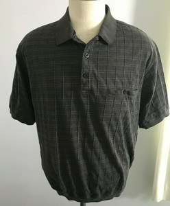 Vintage David Taylor Men's Banded Bottom Ribbed Pocket Polo Shirt Size: L | eBay
