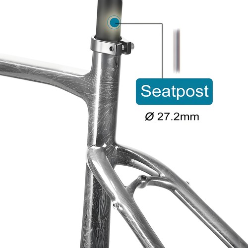 Airwolf T1100 Gravel Bicycle Frameset Carbon Gravel Frame 700*45c Cyclocross - Picture 20 of 30