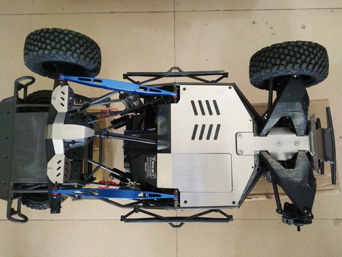 Stainless Steel Chassis Armor Skid Plate for Traxxas Unlimited Desert Racer UDR - Picture 6 of 10