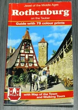 Rothenburg Tauber Germany Travel Booklet Brochure Map Guide p/b Book VINTAGE