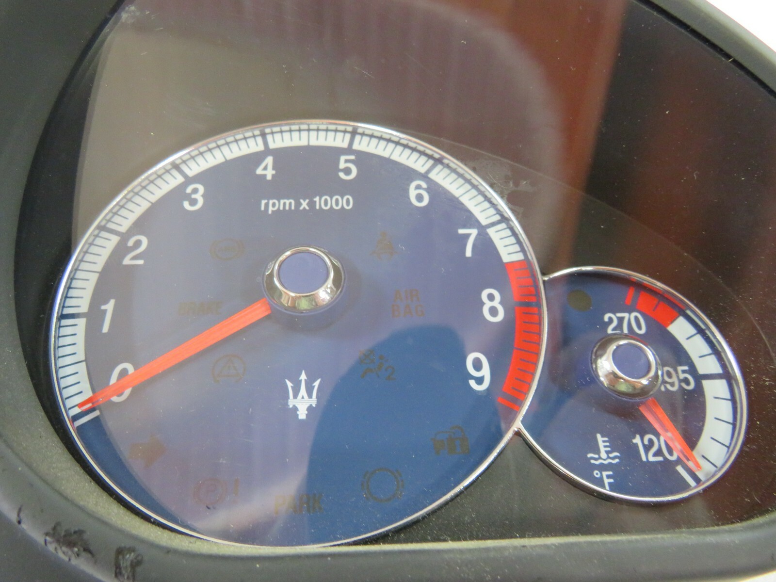Maserati Quattroporte, Speedometer Head Cluster, Used, P/N 202006