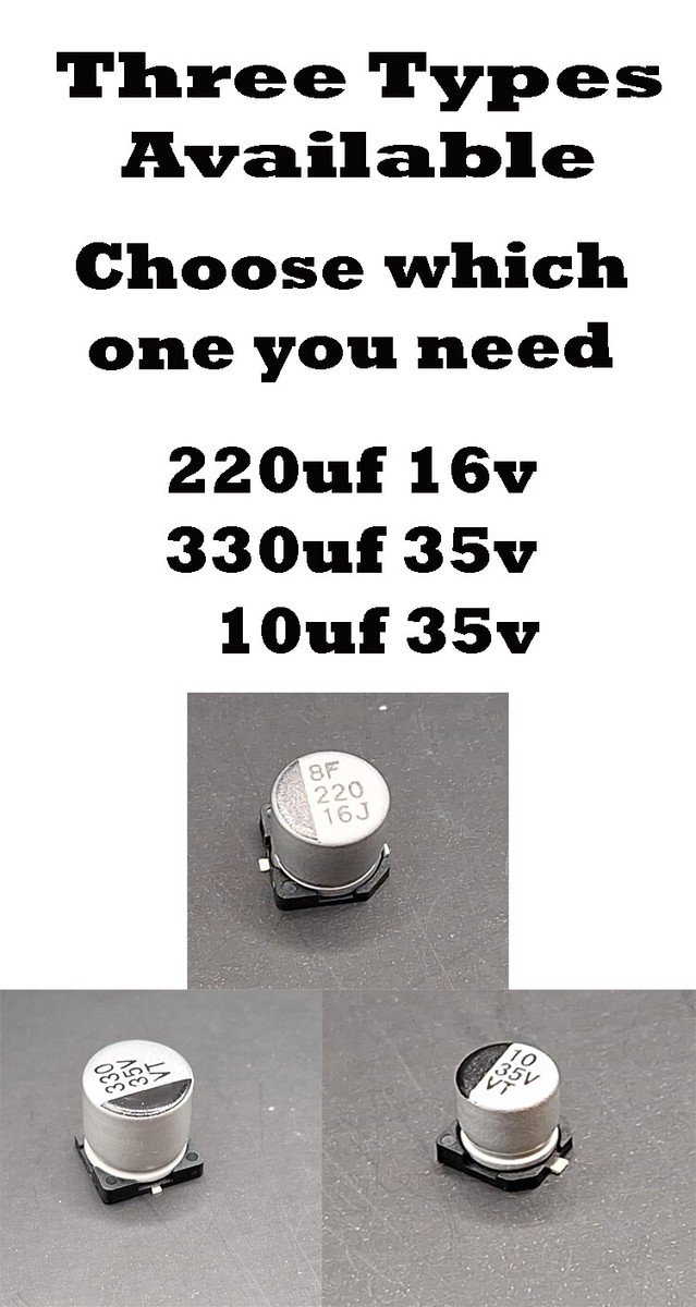 8 Valeurs Total 95 Pièces 35 SMD Kit Condensateur Electrolytique