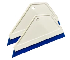 2 PCS Side Wiper Swipe Squeegee Rubber Blade Window Tint Film Wrap Install Tool