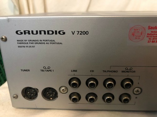Grundig V-7200 V7200 Stereo Integrated Amplfier (1984) - Bild 7 von 7