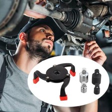 Universal 3 Oil Filter Wrench Adjustable Spanner Tool R5W2 Removal D5 D3P7 PLM