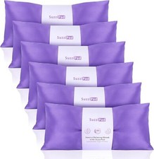 6 Pack Lavender Eye Pillows for Relaxation with Aromatherapy, Weighted Eye Mask
