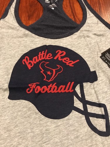 Nike Women’s Houston Texans Football Helmet Tank Top Jersey Shirt Small S - Picture 2 of 7