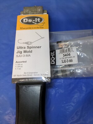 Moule à plomb Do-It Spinner Jig tailles assorties SJ-4-A d'occasion