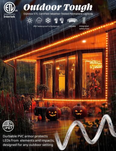 10' 20' 25' 50' 100' 150ft Outdoor LED Rope Light Water-Resistant Extend to 300' - Picture 64 of 97