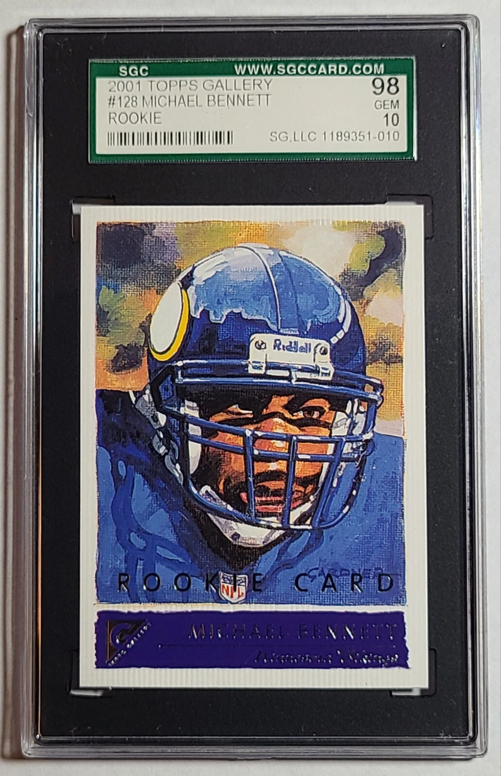 Michael Bennett Topps Gallery #128 Base