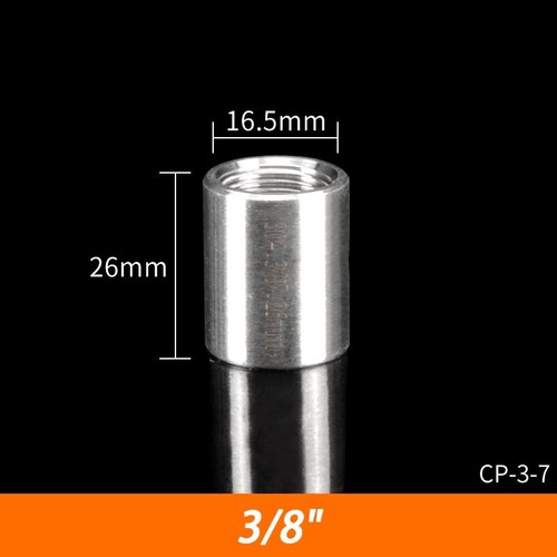Stainless Steel 304 Full Socket Connector Couper 1/8" - 4" BSP Threaded Fittings - Picture 7 of 15