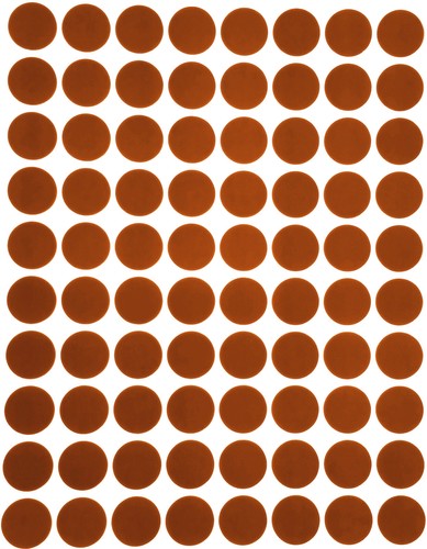Etiquetas marrones codificantes por colores en varios tamaños 8 mm-38 mm (1⁄4"" - 1 1⁄2") 15 hojas - Imagen 14 de 25