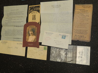  US Congressman Clare E Hoffman Ephemera from Staff Memeber 1960s