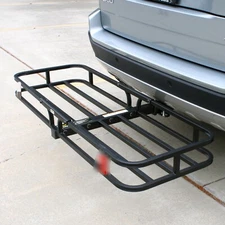 Hitch Cargo Carrier Mount Basket Luggage Rack 2" Receiver Mounted For SUV Car