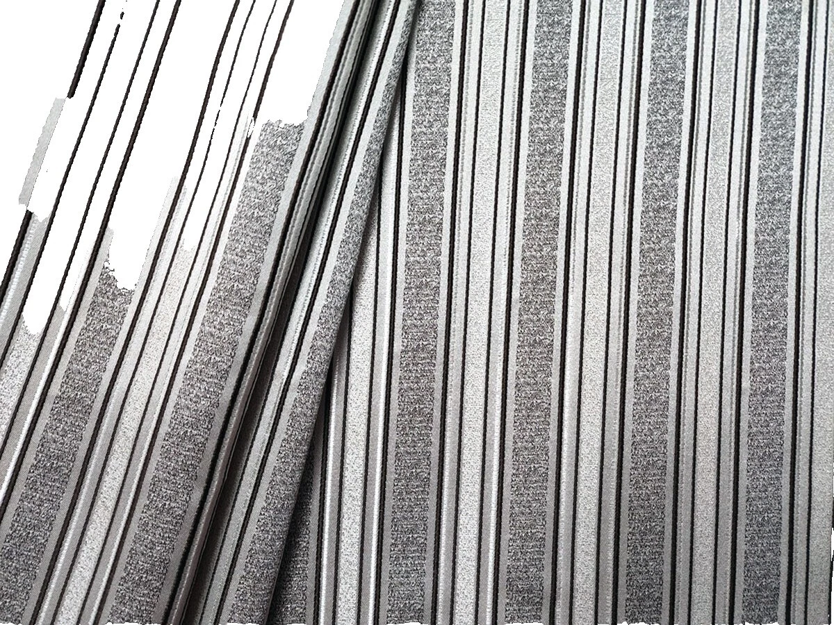 Tecidos de artesanato de Jacquard Marrom Listrado