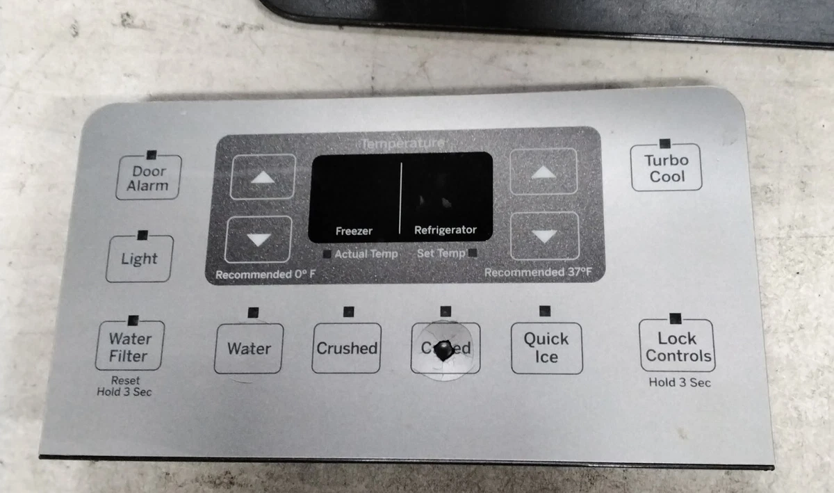 Adjusting SidebySide Refrigerator Temp Controls Actual, 41 OFF