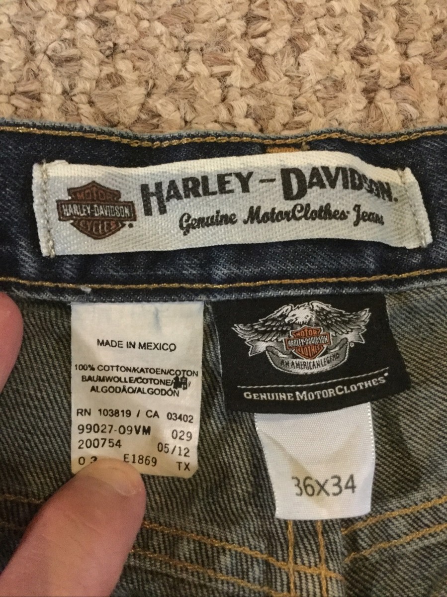 Harley-Davidson Jeans Men's Size 36x34 (Real Fit 36x33) | eBay