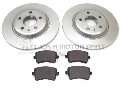 AUDI A4 AVANT 1.8T FSi 2.0T TDi QUATTRO 08-12 REAR BRAKE DISCS & PADS SET NEW
