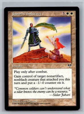 Magic: The Gathering - Jabari's Influence (Influsso Di Jabari) - Carta Mirage