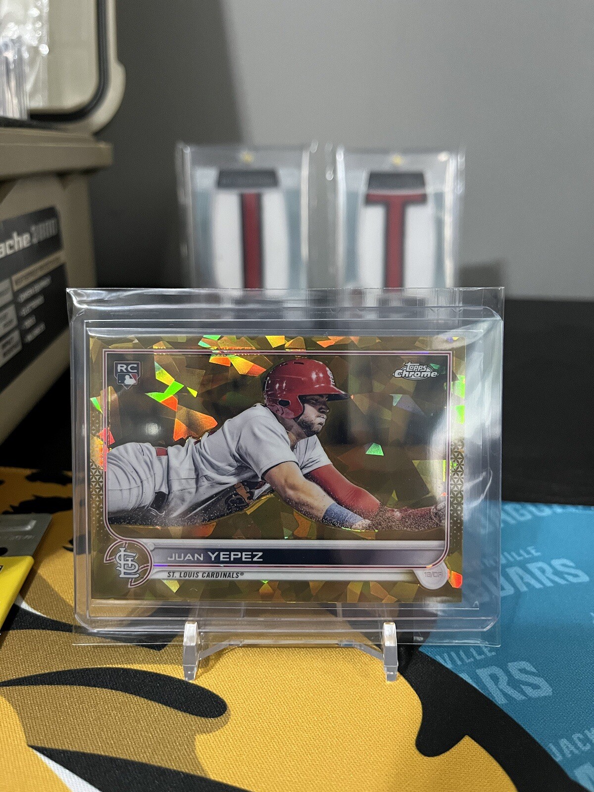 2022 Topps Chrome Sapphire Edition - Gold #506 Juan Yepez /50 (RC)