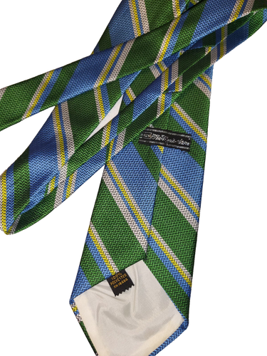 Men Neck Ties Lot of 5 Multi Color Textured, Embroidered, Vintage Mixed Brands - Picture 4 of 17