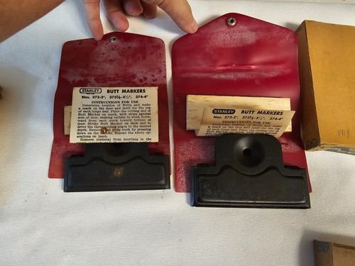 Stanley Stoßmarkierer in Boxen 4" und 3 1/2" Nr. 373 und 374 guter Zustand - Bild 1 von 19