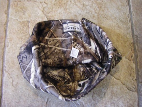 Avery Greenhead Gear DOBLE Vellón Gorro Calavera Gorra Sombrero Realtree MAX 5 Logo GEI - Imagen 7 de 14